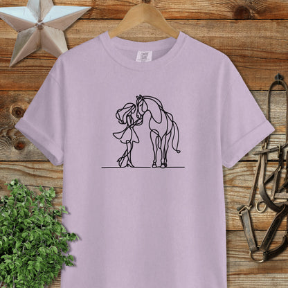 Lady and Horse Signature Tee