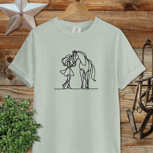 Lady and Horse Signature Tee