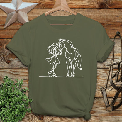 Lady and Horse Softstyle Tee