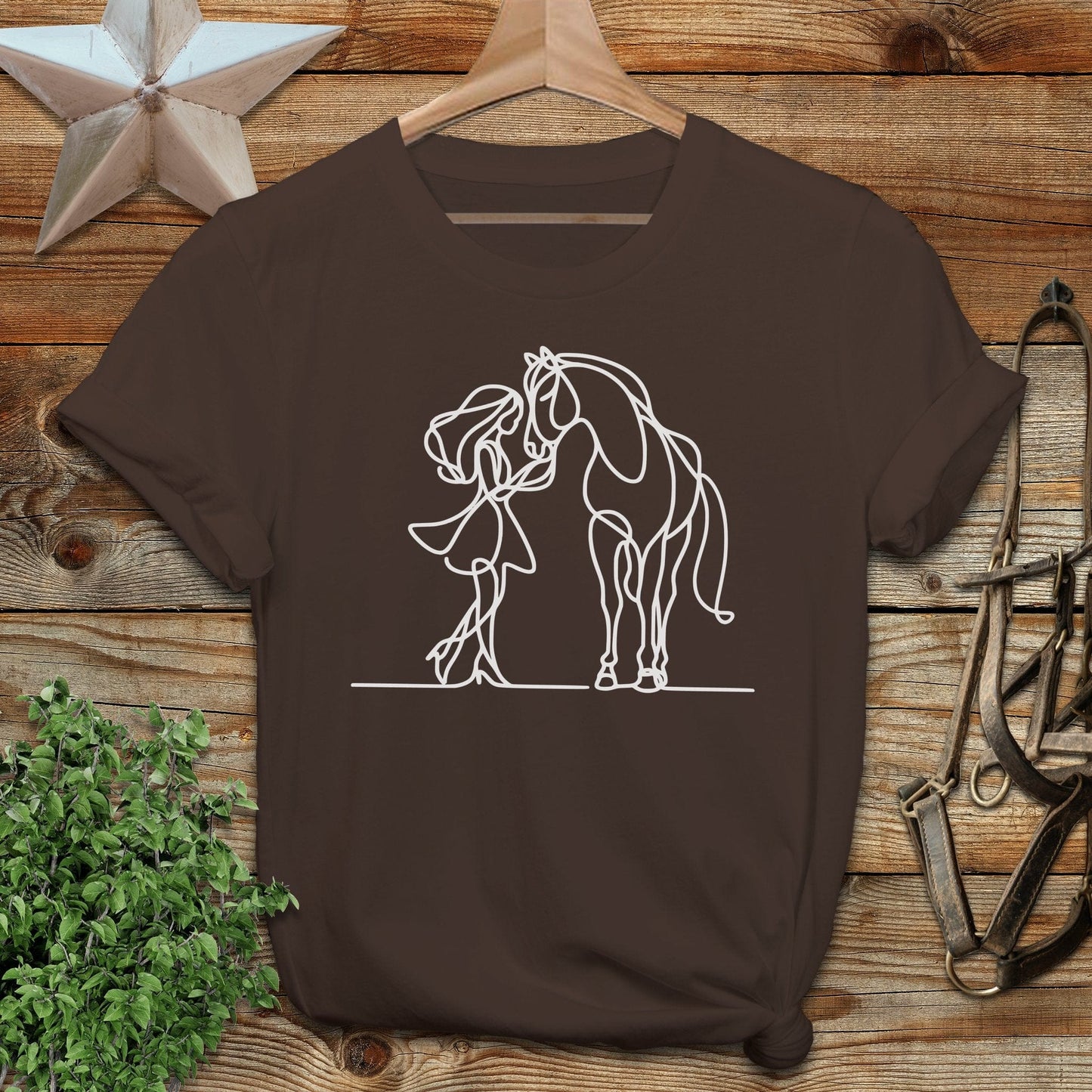Lady and Horse Softstyle Tee