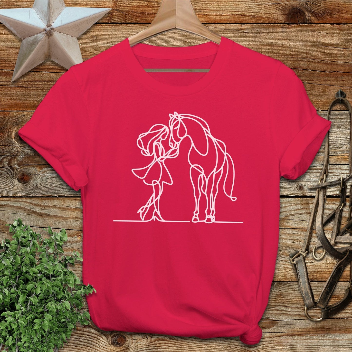 Lady and Horse Softstyle Tee