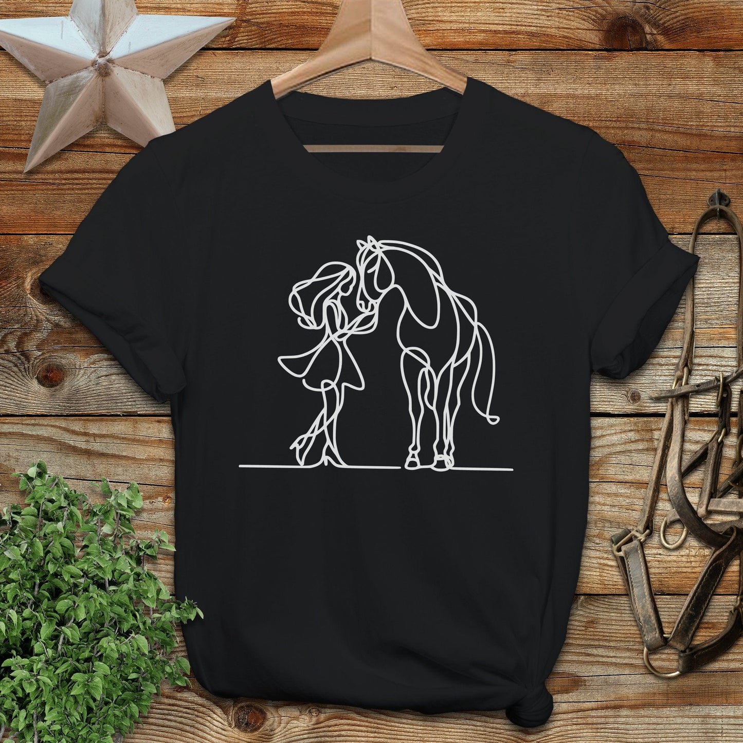 Lady and Horse Softstyle Tee