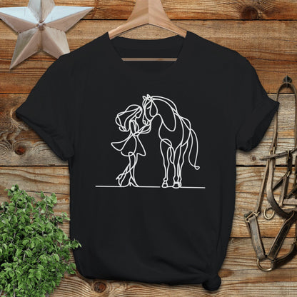 Lady and Horse Softstyle Tee