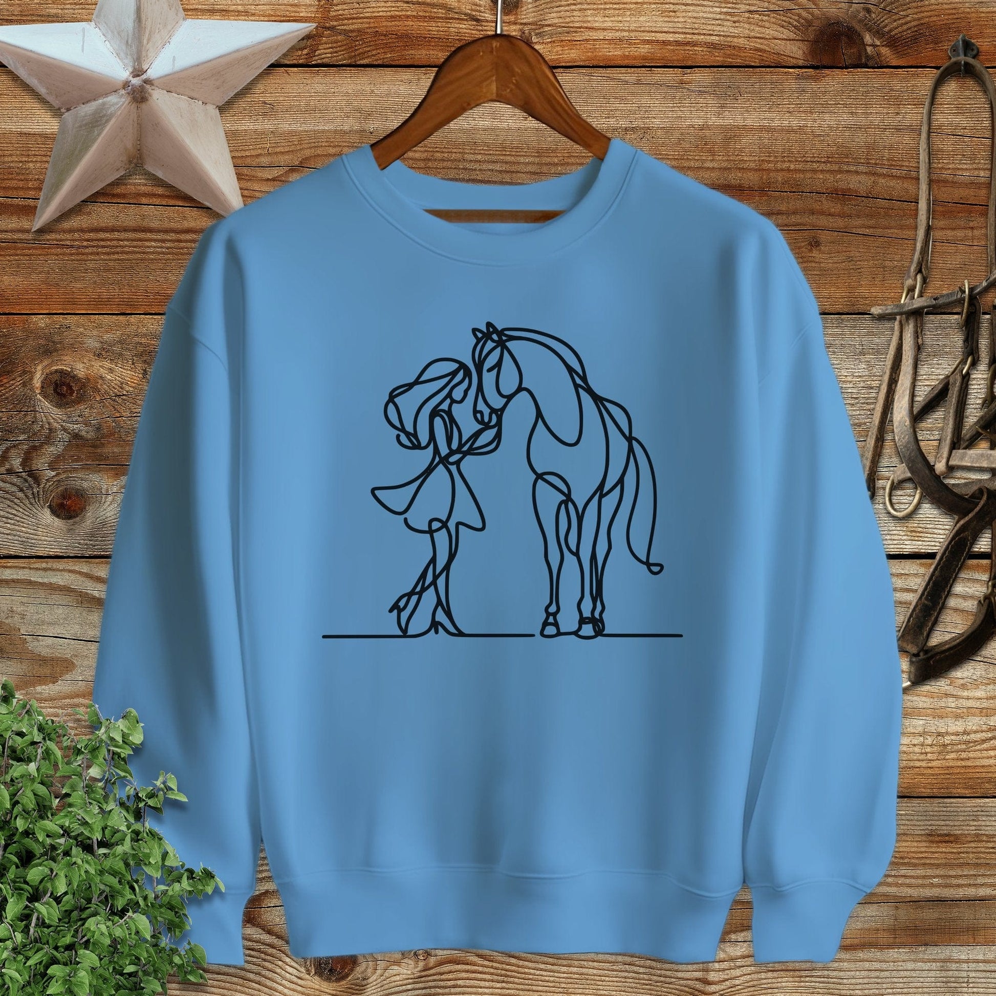 Lady and Horse Sweatshirt