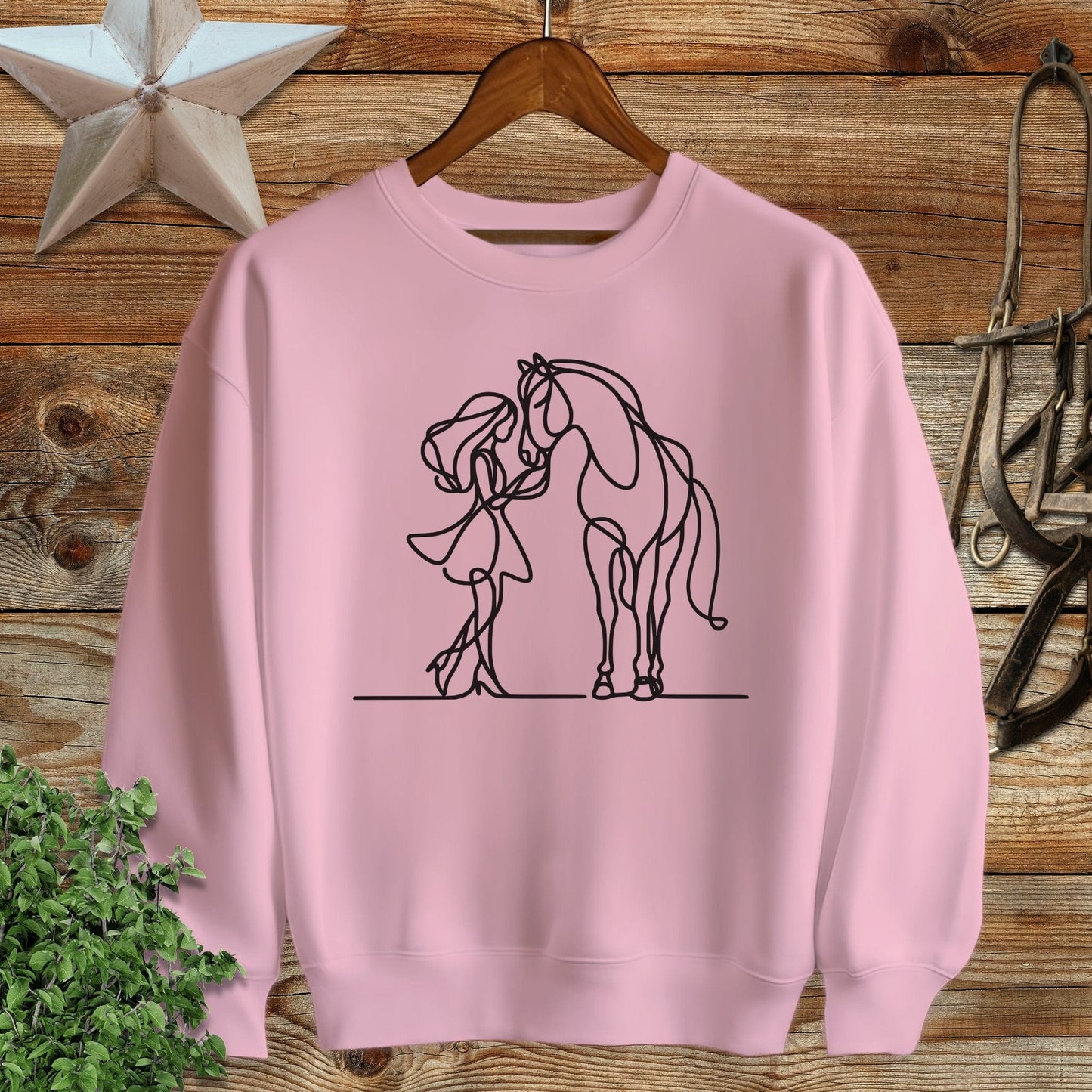 Lady and Horse Sweatshirt