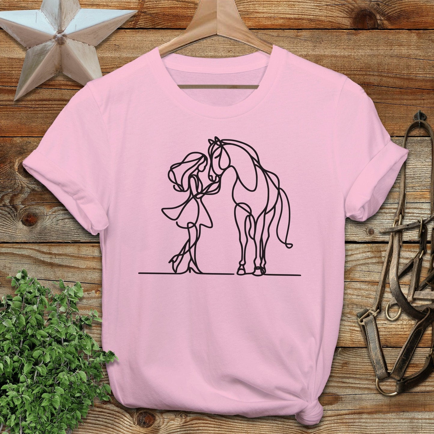 Lady and Horse T-shirt