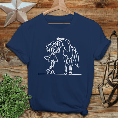 Lady and Horse T-shirt