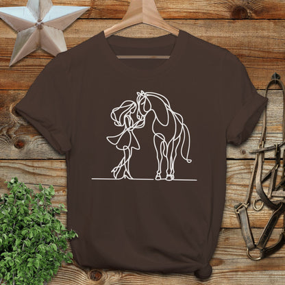 Lady and Horse T-shirt