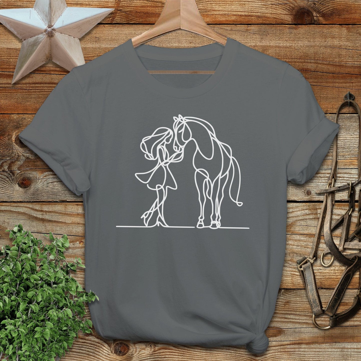 Lady and Horse T-shirt