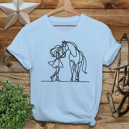 Lady and Horse T-shirt