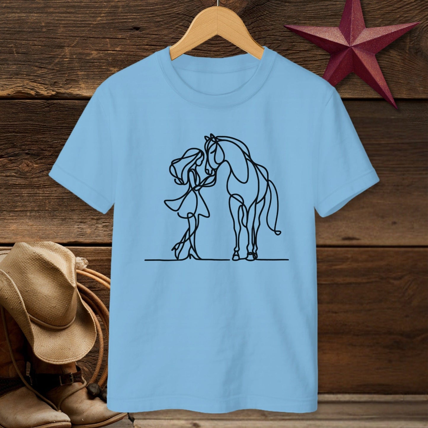 Lady and Horse T-shirt (Youth)