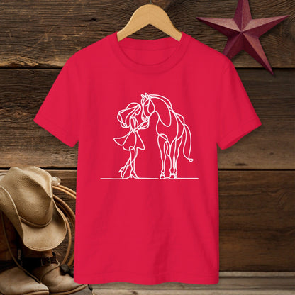 Lady and Horse T-shirt (Youth)