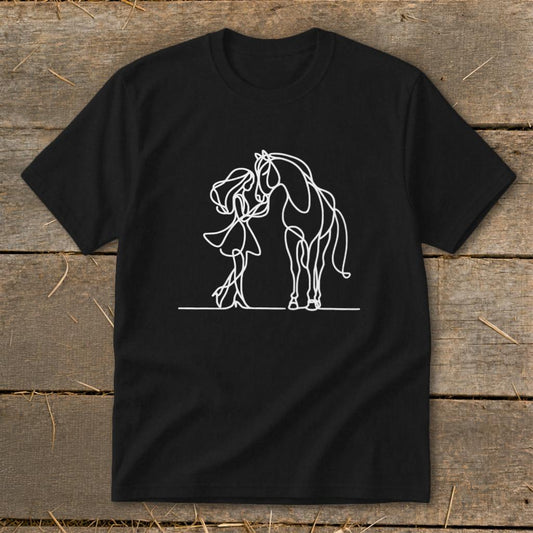 Lady and Horse Youth Tee