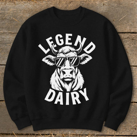 Legend Dairy Sweatshirt - Black
