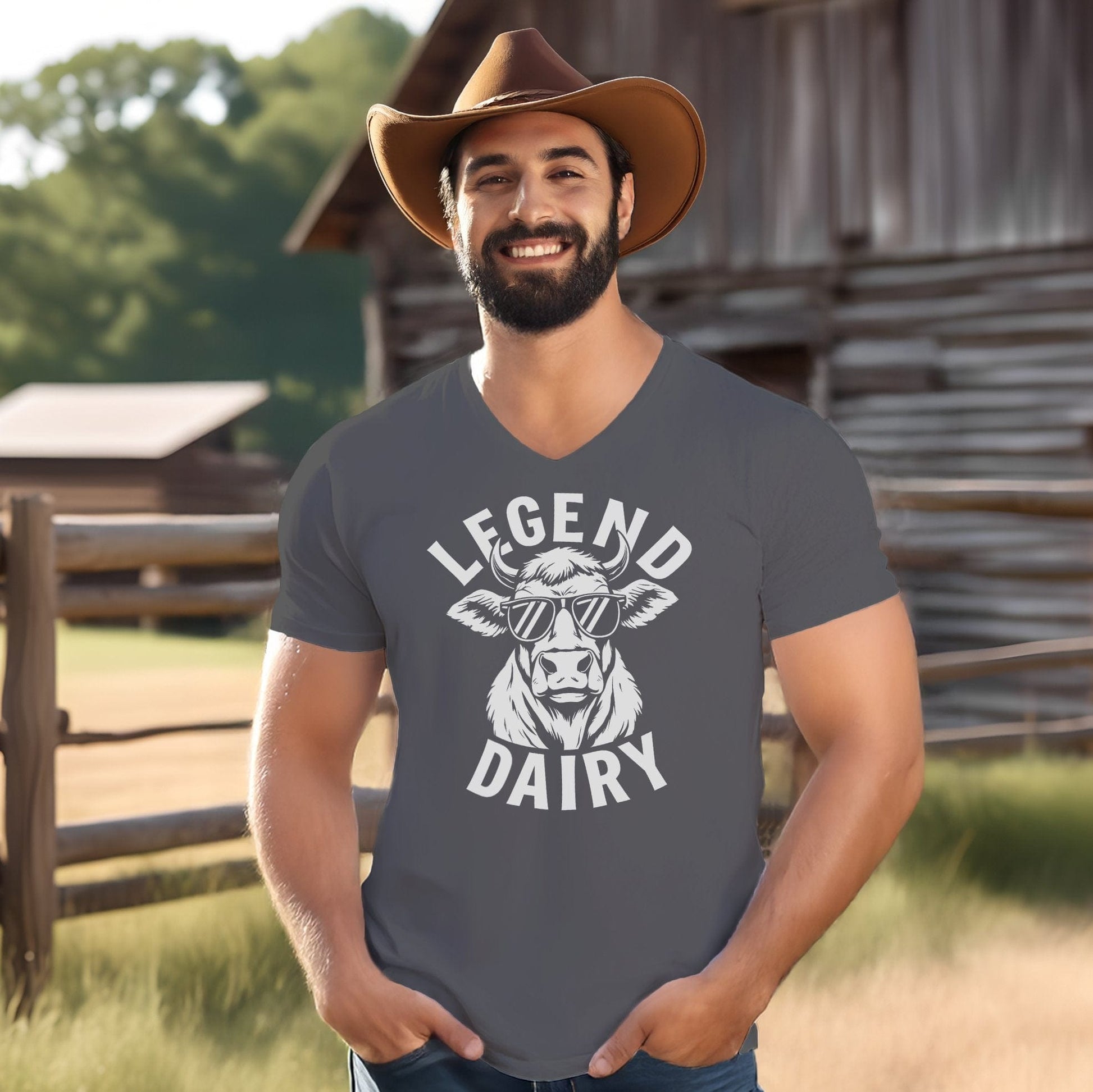 Legend Dairy V-neck