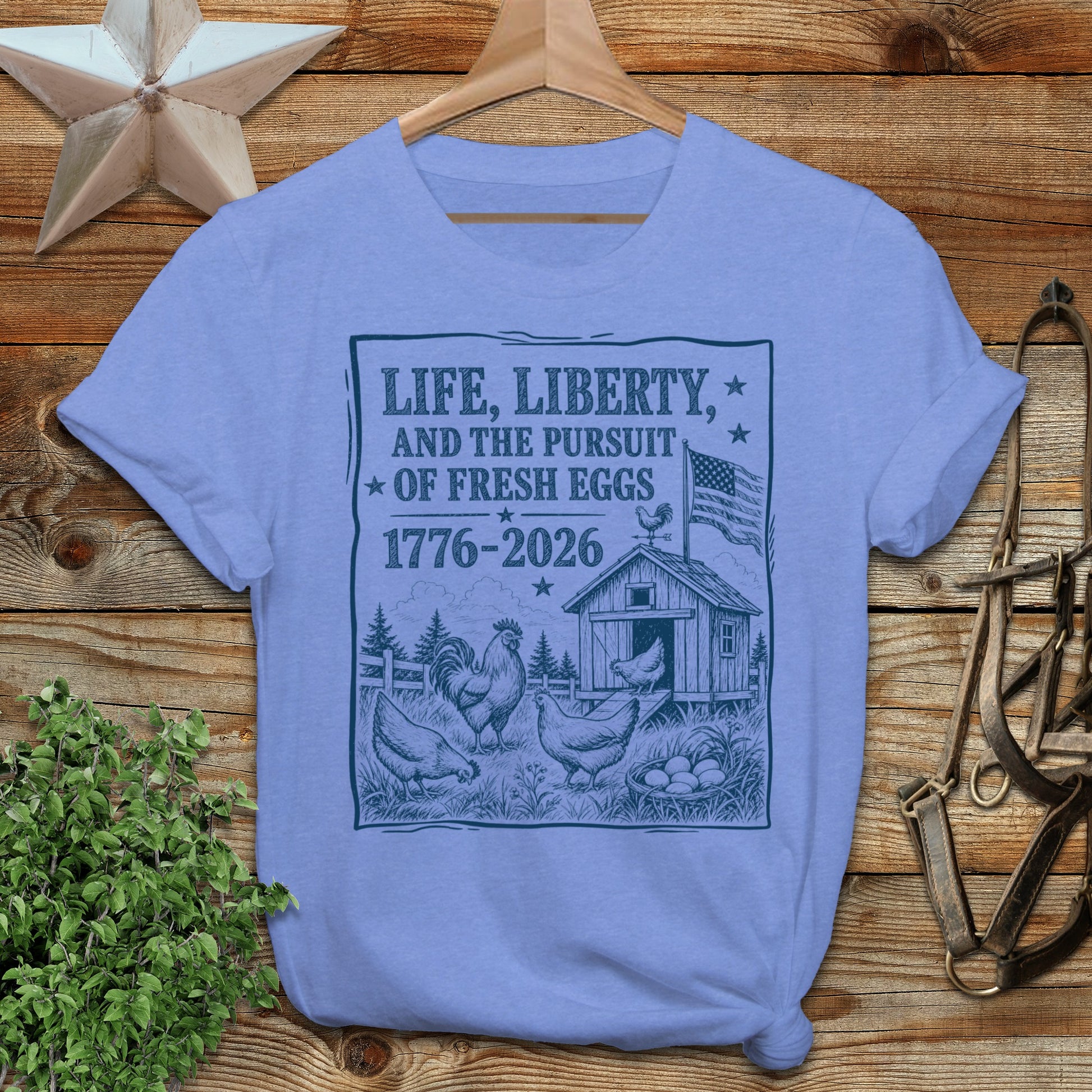 Life, Liberty, Pursuit of Fresh Eggs Softstyle Tee