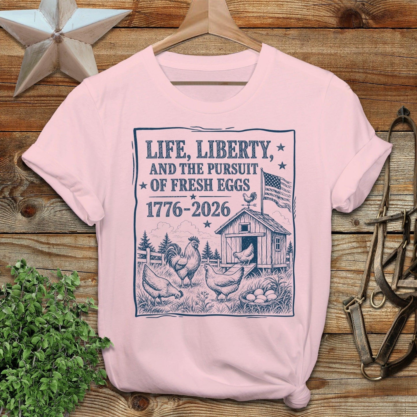 Life, Liberty, Pursuit of Fresh Eggs Softstyle Tee