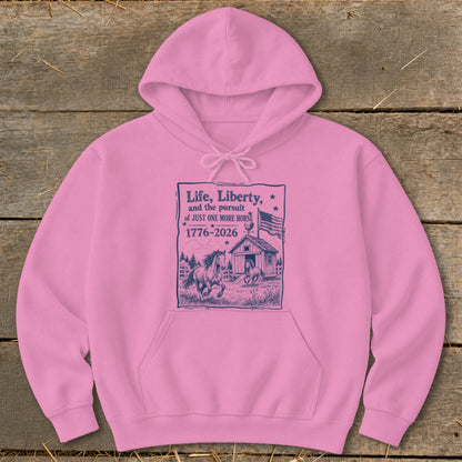 Life, Liberty, Pursuit of Horse Hoodie
