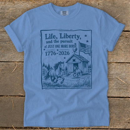 Life, Liberty, Pursuit of Horse Signature Tee