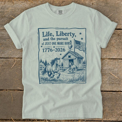 Life, Liberty, Pursuit of Horse Signature Tee
