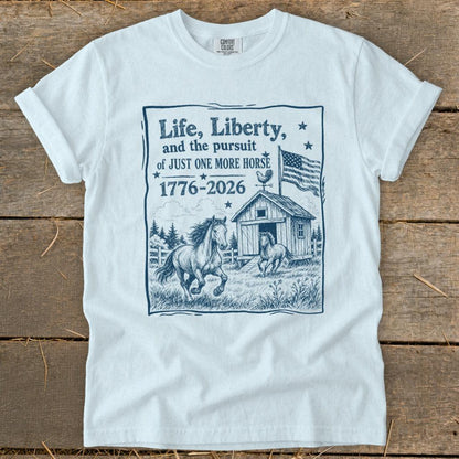 Life, Liberty, Pursuit of Horse Signature Tee