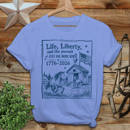 Life, Liberty, Pursuit of Horse Softstyle Tee