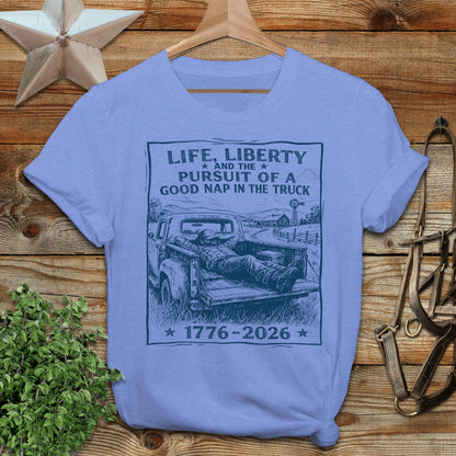 Life, Liberty, Pursuit of Truck Nap Softstyle Tee