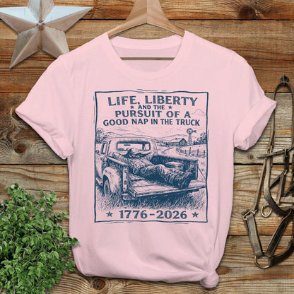Life, Liberty, Pursuit of Truck Nap Softstyle Tee