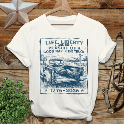 Life, Liberty, Pursuit of Truck Nap Softstyle Tee