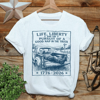 Life, Liberty, Pursuit of Truck Nap Softstyle Tee