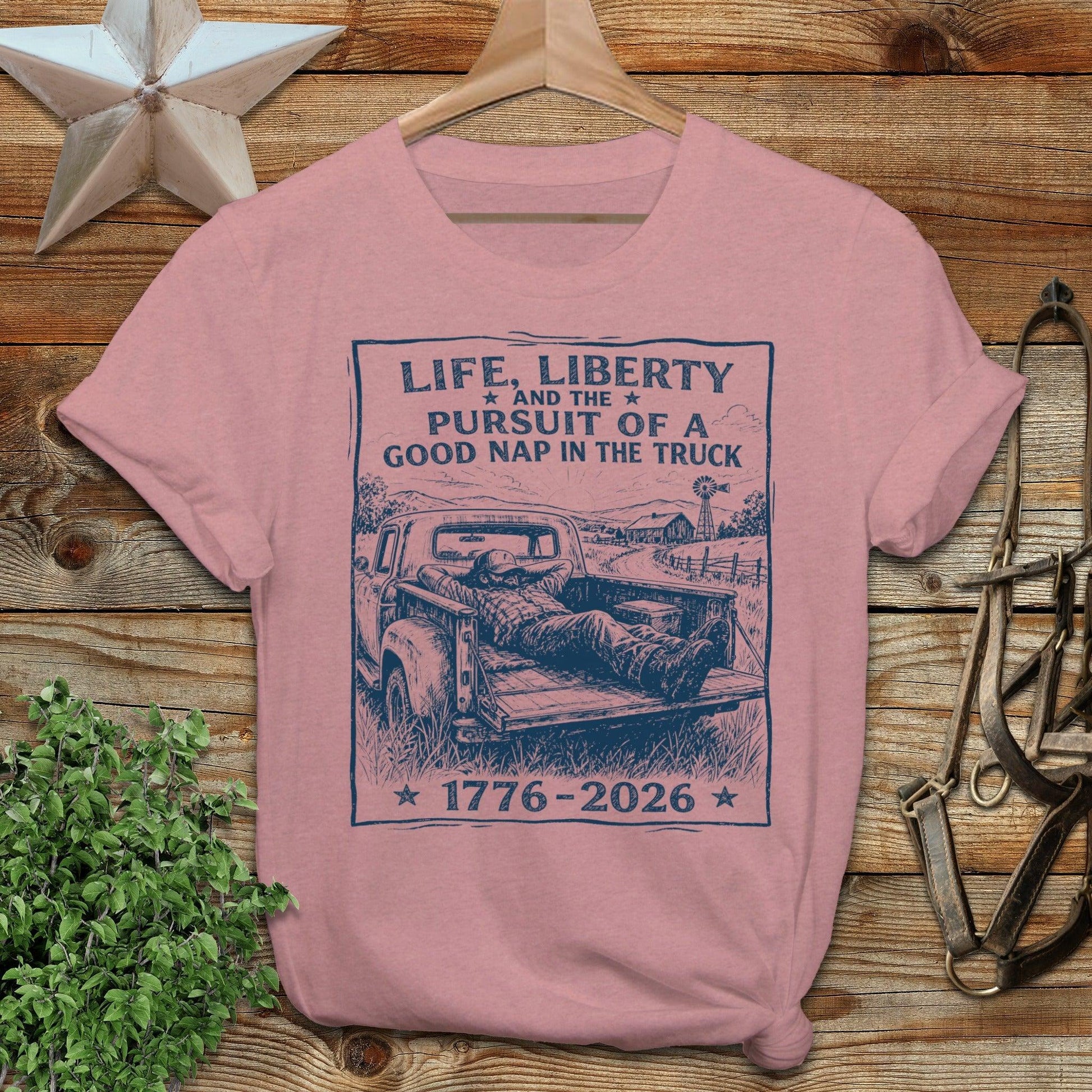 Life, Liberty, Pursuit of Truck Nap Softstyle Tee