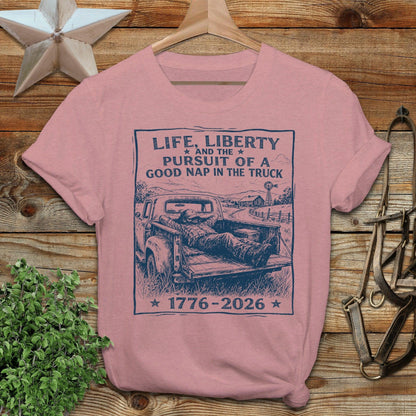 Life, Liberty, Pursuit of Truck Nap Softstyle Tee