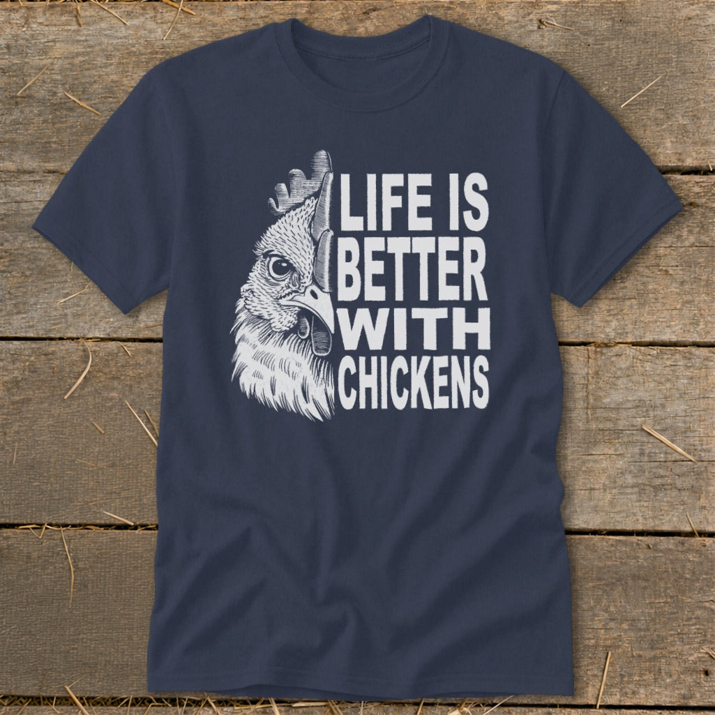 Life With Chickens Classic Tee