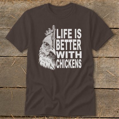 Life With Chickens Classic Tee