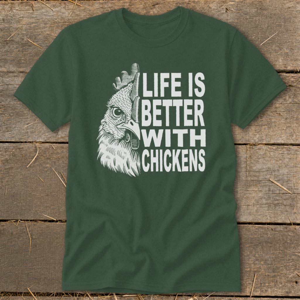Life With Chickens Classic Tee