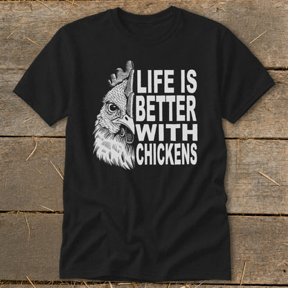 Life With Chickens Classic Tee