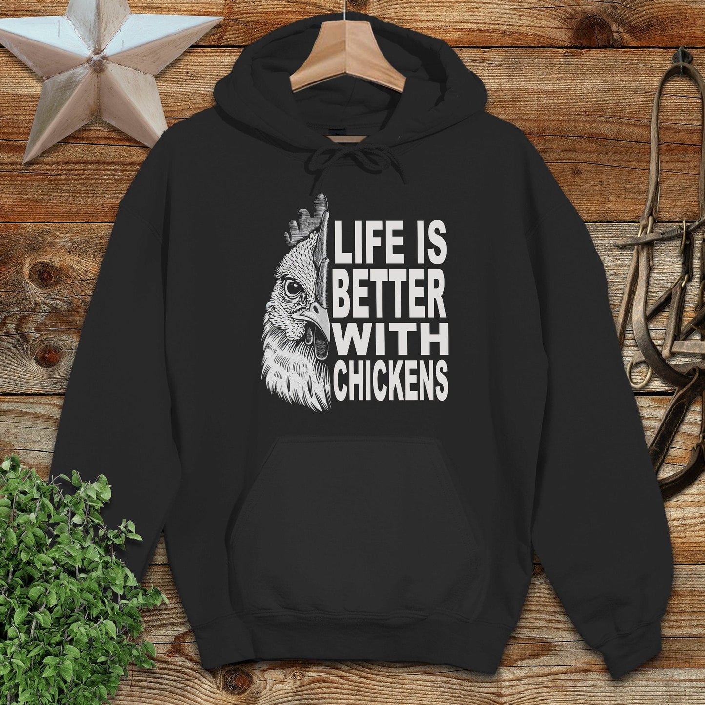 Life With Chickens Hoodie