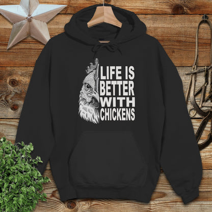 Life With Chickens Hoodie