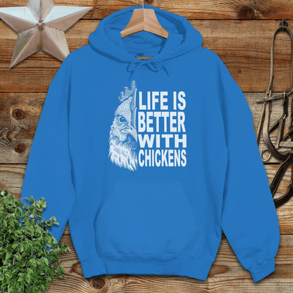 Life With Chickens Hoodie