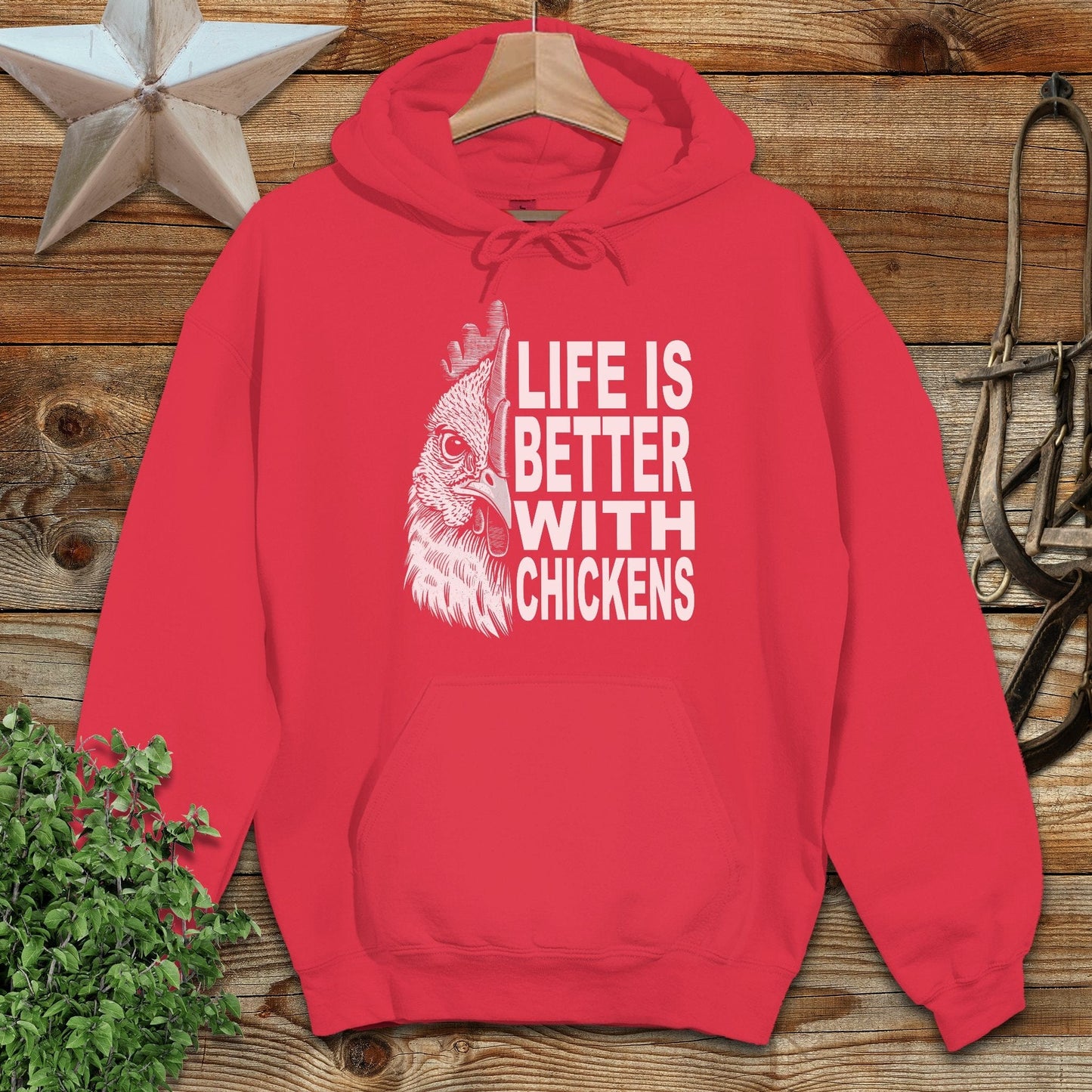 Life With Chickens Hoodie
