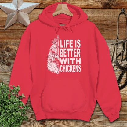 Life With Chickens Hoodie