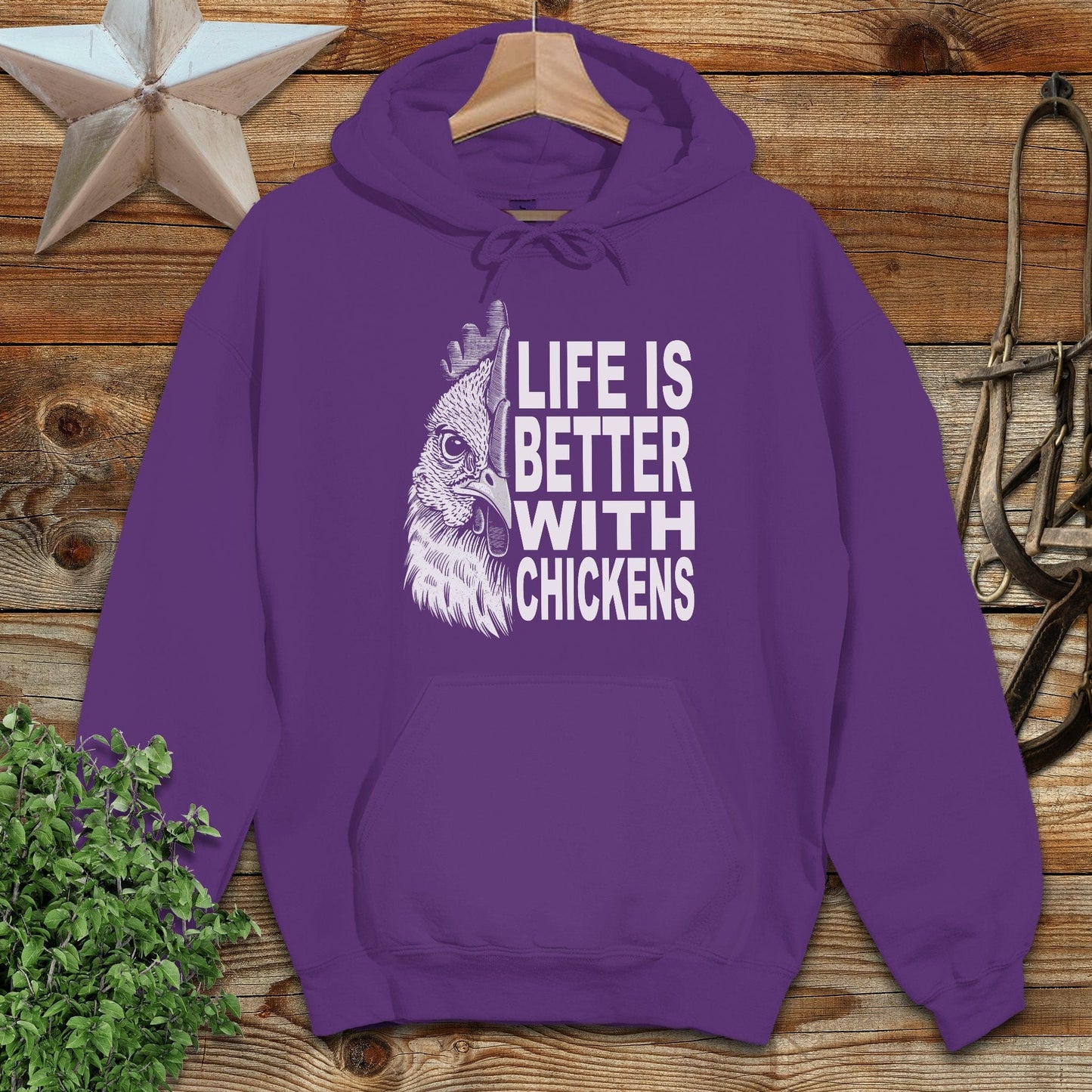 Life With Chickens Hoodie