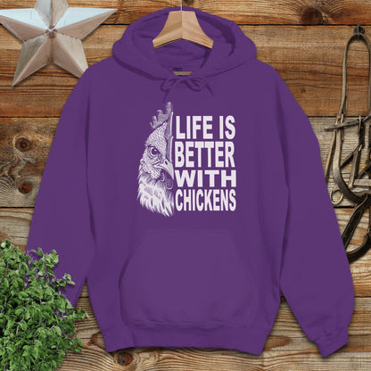 Life With Chickens Hoodie