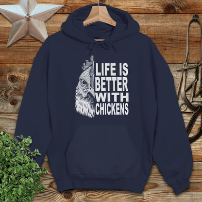 Life With Chickens Hoodie