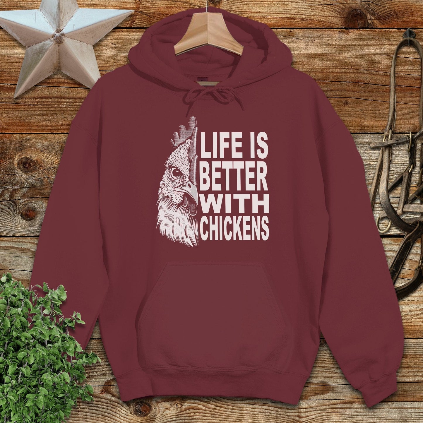 Life With Chickens Hoodie