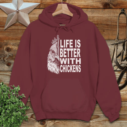 Life With Chickens Hoodie