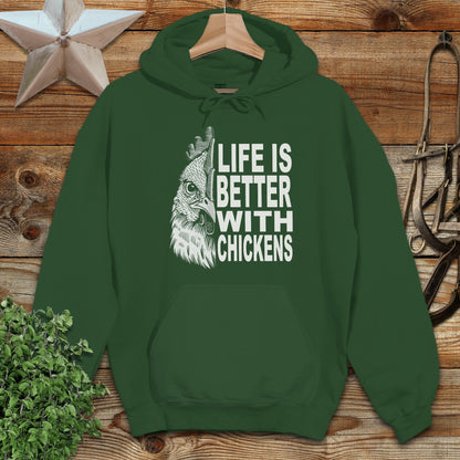 Life With Chickens Hoodie