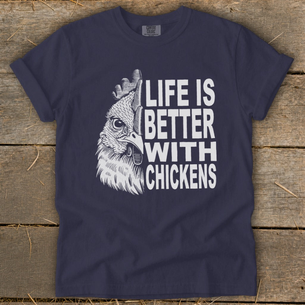 Life With Chickens Signature Tee