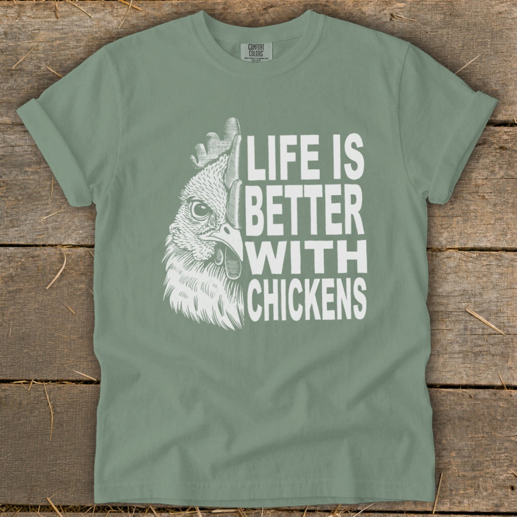 Life With Chickens Signature Tee