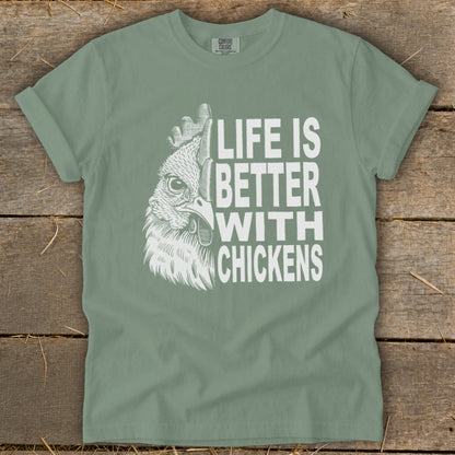 Life With Chickens Signature Tee